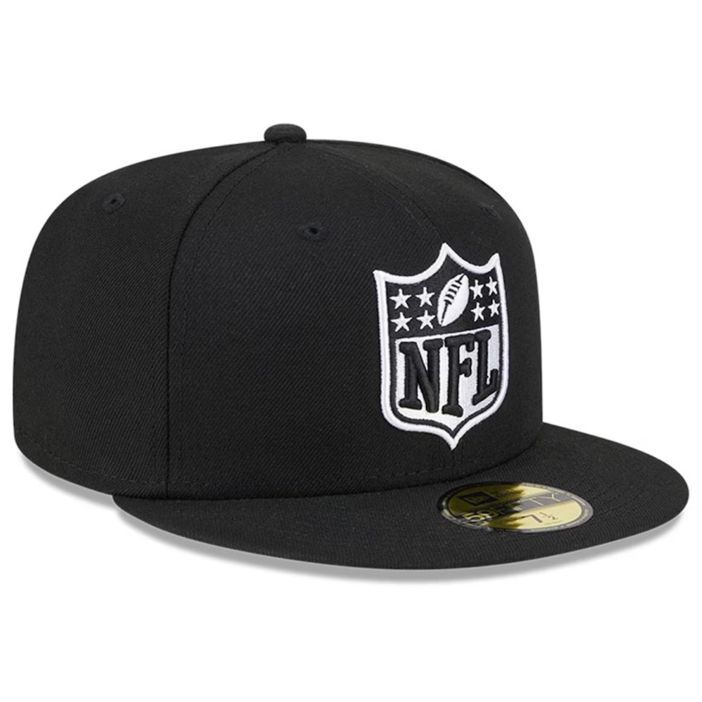 NWT New Era 2023 NFL Crucial Catch 59FIFTY Fitted Hat - Black 7 1/8